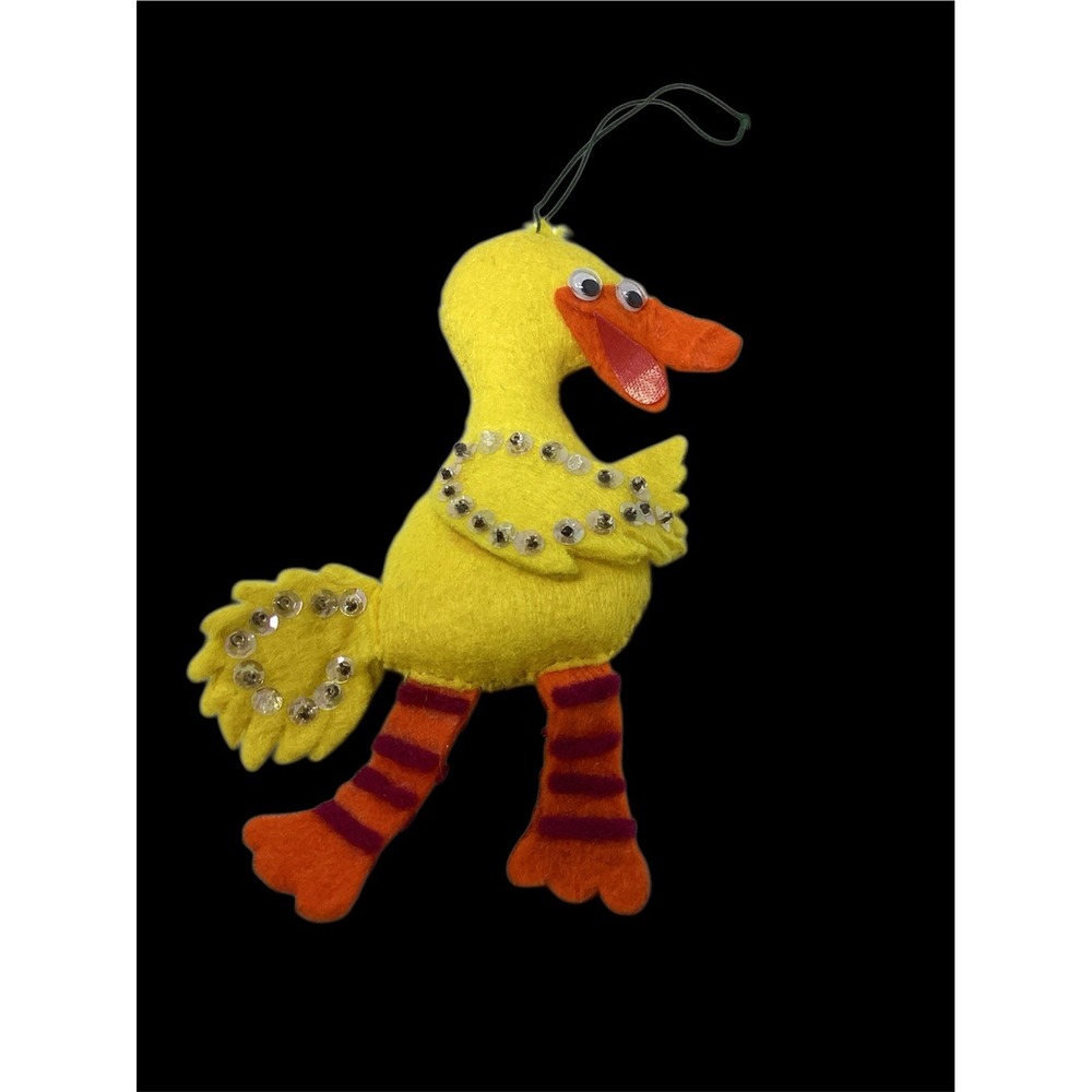 Sesame Street Big Bird Handmade Felt Christmas Ornament  Decoration